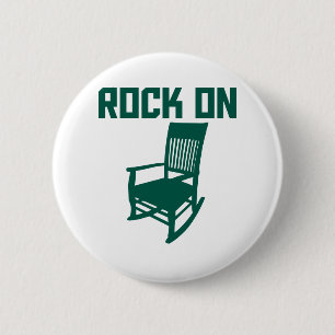 Rock On 2 Inch Round Button