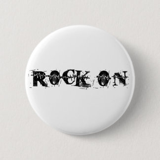 Rock On 2 Inch Round Button