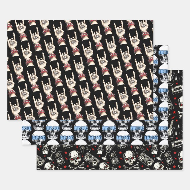 Rock On Collection Wrapping Paper Sheet (Set)