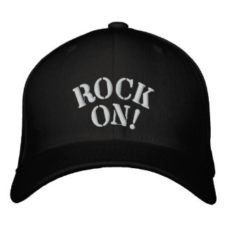Rock ON! Embroidered hat
