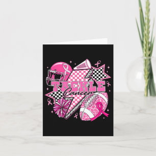 Rock On Halloween Chequered Pattern Skeleton Hand Card