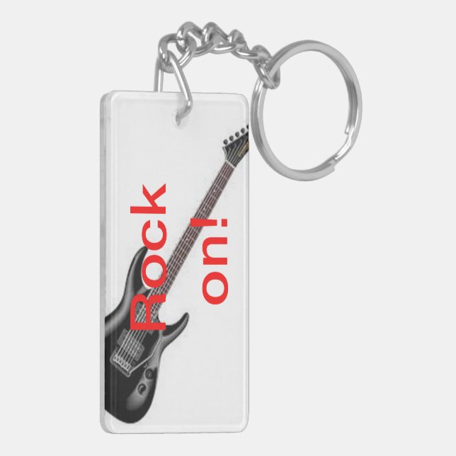 Rock On Keychain (Back Left)