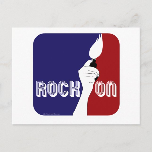 Rock On Logo Postcard (Front)