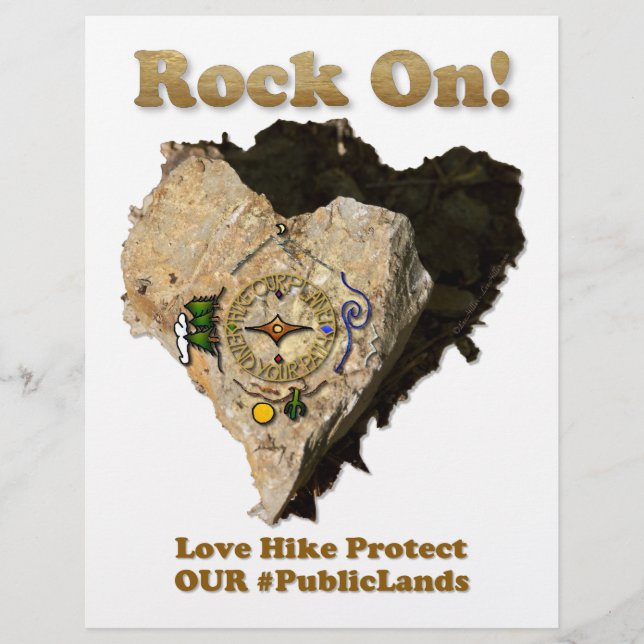 ROCK ON! Love Hike Protect Our Public Lands (Front)