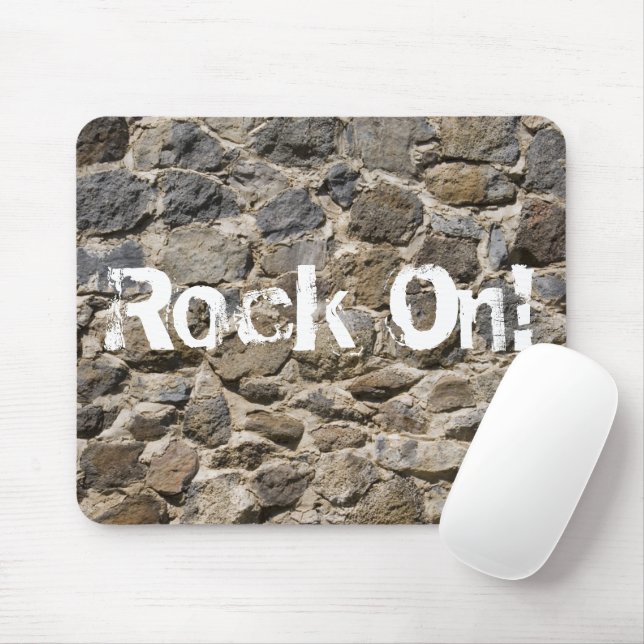 Rock On! Mouse Pad (With Mouse)