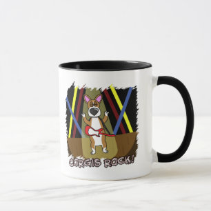 Rock On Pembroke Welsh Corgi Mug