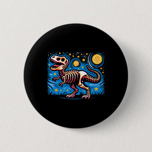 Rock On Rock Star Buddy Concert - Halloween Skelet 2 Inch Round Button