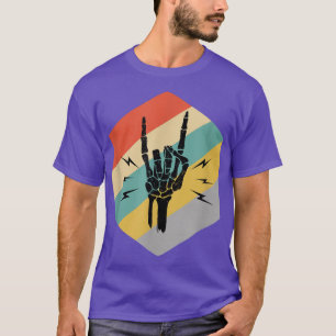 Rock On Rock Star Skeleton Hands Concert Buddy T-Shirt