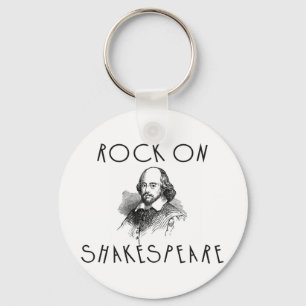 Rock On Shakespeare Keychain
