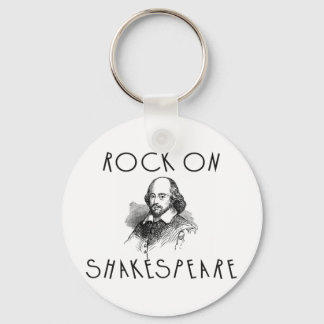 Rock On Shakespeare Keychain