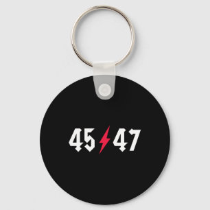 Rock On Trump 45 47 President Trump Rocks Keychain