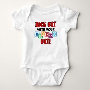 Rock Out With Your Blocks Out Baby Bodysuit
