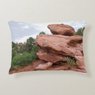 Rock Outcrop at Garden of the Gods Accent Pillow