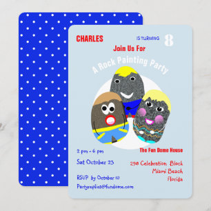Rock Painting Community Personalized Hashtag Invitation