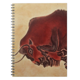 Rock painting of a bison, late Magdalenian Notebook