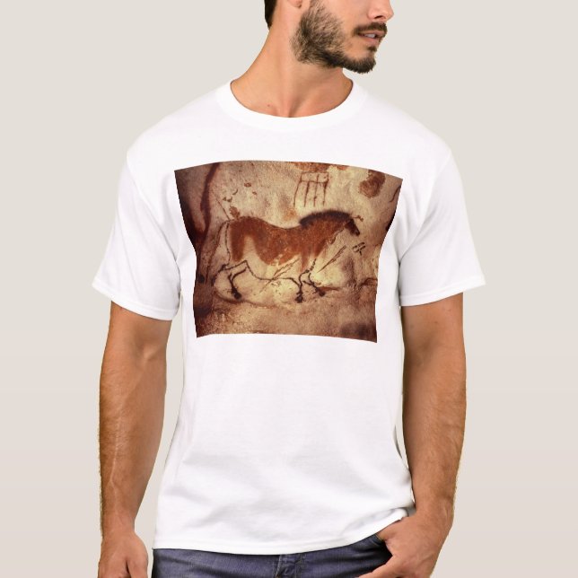 Rock painting of a horse, c.17000 BC T-Shirt (Front)