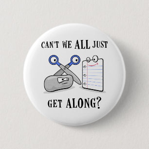 Rock-Paper-Scissors 2 Inch Round Button