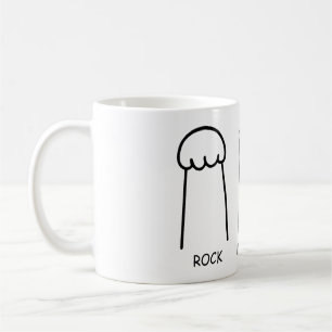 Rock, Paper, Scissors Coffee Mug