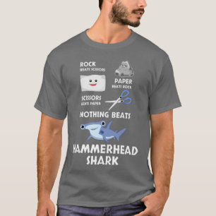 Rock Paper Scissors Hammerhead Shark Clothes Gift T-Shirt