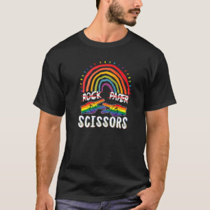 Rock Paper Scissors Lgbt Q Gay Pride Proud Ally Ra T-Shirt