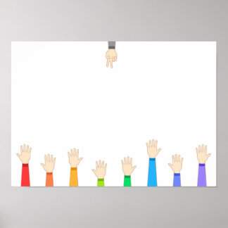 Rock-paper-scissors. Poster