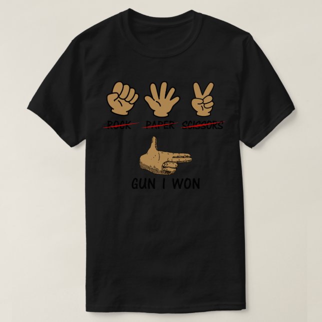 Rock paper scissors T-Shirt (Design Front)