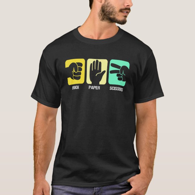 Rock Paper Scissors T-Shirt (Front)