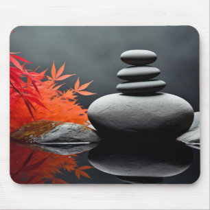 Rock Pebble Sand Tranquil Peaceful Mouse Pad