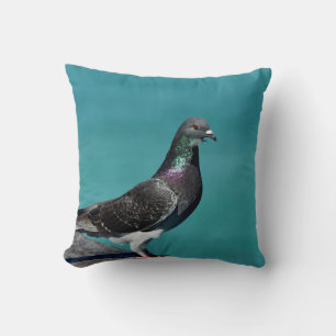 Rock Pigeon Throw Pillow
