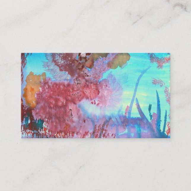 Rock Pool. Business Card (Front)