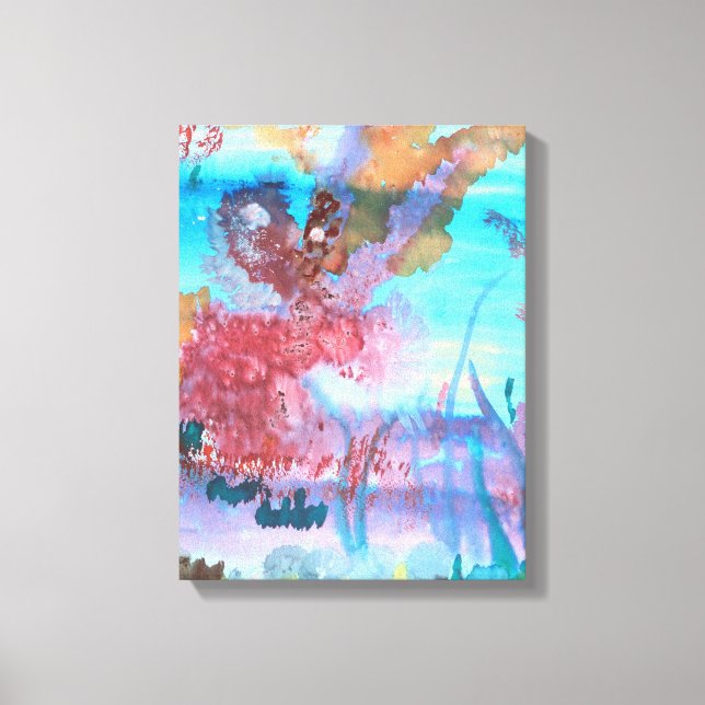 Rock Pool. Canvas Print (Front)