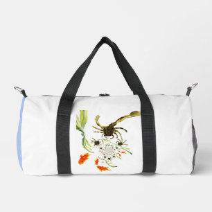 Rock Pool Funny Crabs Fish Personalized Duffle Bag