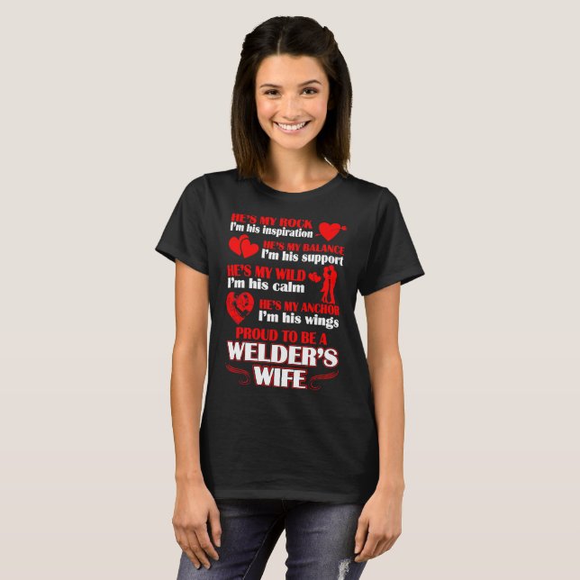 Rock Proud Balance Welders Wife Tshirt (Front Full)