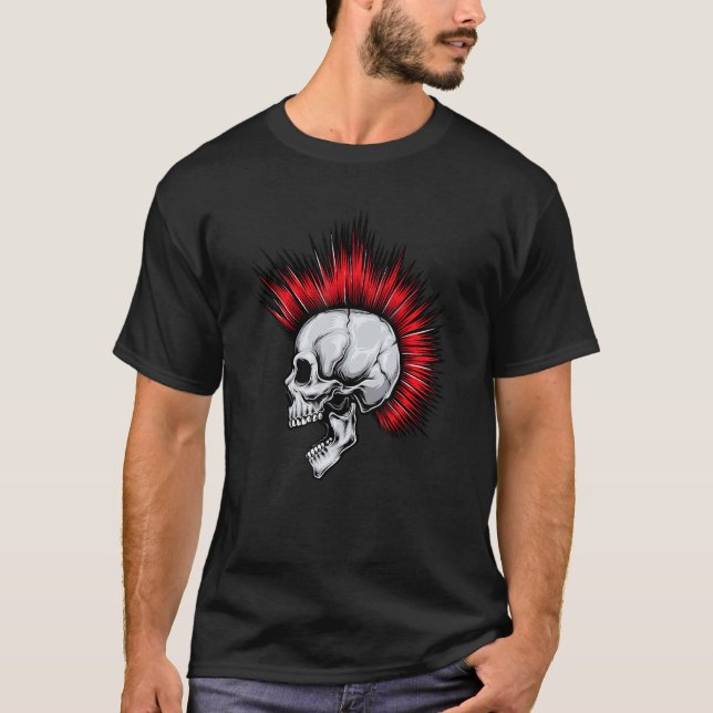 Rock Punk Skull T-Shirt (Front)