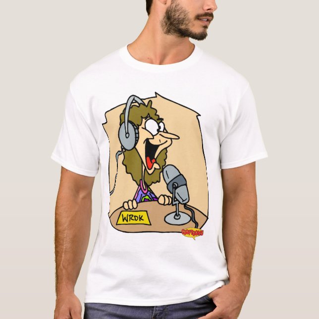 Rock Radio Station T-Shirt (Front)