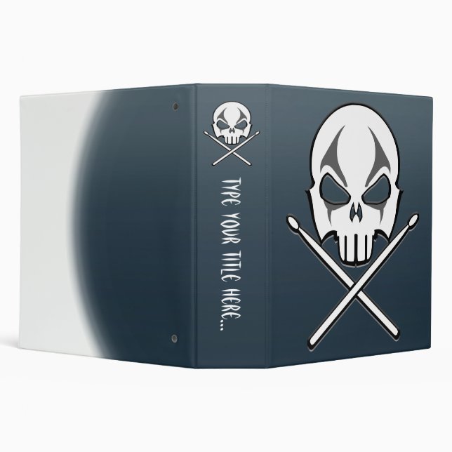 Rock&Roll Binder Custom Heavy Metal Drummer Album (Background)
