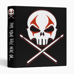 Rock&Roll Binder Custom Heavy Metal Drummer Album