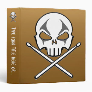 Rock&Roll Binder Custom Heavy Metal Drummer Album