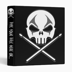 Rock&Roll Binder Custom Heavy Metal Drummer Album