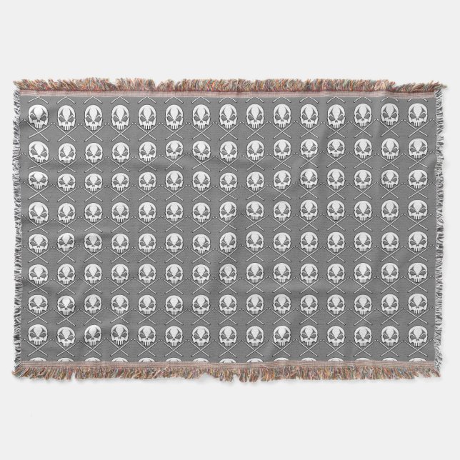 Rock & Roll Blanket Heavy Metal Drummer Throw (Front)