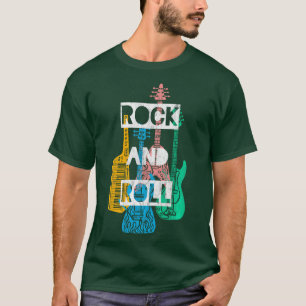 Rock Roll Colourful Rocker Concert Children Long T-Shirt