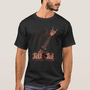 Rock & Roll Guitar Devil's Salute Rocker Concert T-Shirt