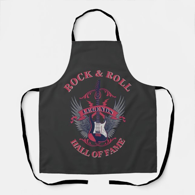 Rock & Roll Hall of Fame Guitar Legends Apron (Front)