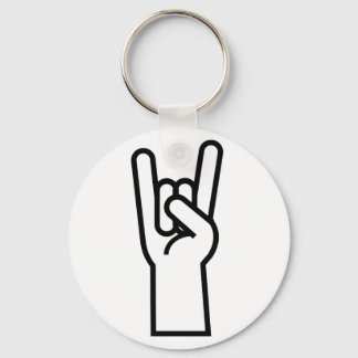 Rock & Roll Hand Symbol Keychain