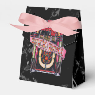Rock & Roll Juke Box Retro Tent Favour Box
