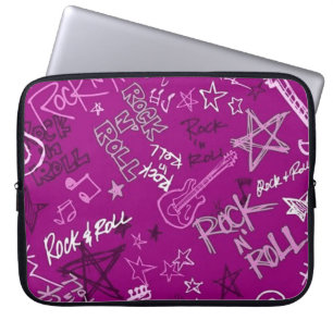 Rock & Roll Rock Star Pink Laptop Sleeve