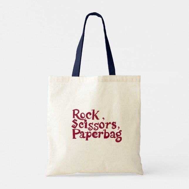 Rock, Scissors, Paperbag with Splashy Tote Bag (Back)