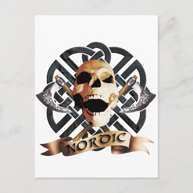 rock skull postcard (Front)