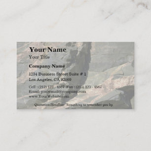 Rock Solid Canadian Shield Business Card