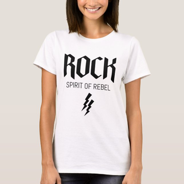 Rock Spirit of Rebel T-Shirt (Front)